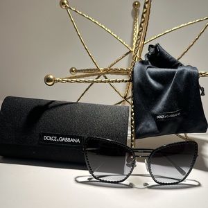 Dolce & Gabbana black sunglasses .